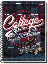  Caiet spira metal URBAN COLLEGE 200 pagini