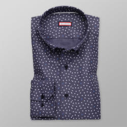 Willsoor Cămașă Slim Fit cu imprimeu cu picături (înălţime 176-182 și 188-194) 10459