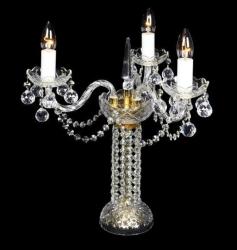 Glass LPS Veioza, lampa de masa 3 brate cristal Bohemia S31 007/03/4 (S31 007/03/4)