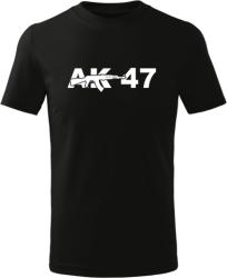 DRAGOWA Tricou de copii scurt ak47, nergru