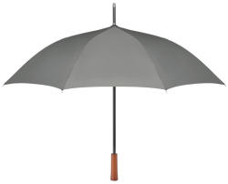 Everestus Umbrela 23 inch cu maner din lemn, deschidere automata, tesatura 190T rpet, metal, Everestus, UA41, gri (EVE01-MO9601-07)