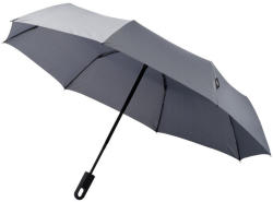 Marksman Umbrela 21.5 inch cu deschidere automata, pliabila, Marksman, TV, pongee poliester, gri, saculet de calatorie inclus (EVE06-10906402)