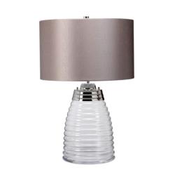 Quintiesse Veioză clasica, sticla, abajur gri Milne, E27, 1x60W, LED GU10, 1x7W, H: 643 mm, QN-MILNE-TL-GREY (QN-MILNE-TL-GREY)