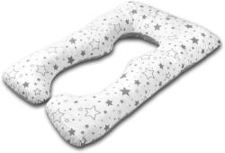 Kidizi Perna multifunctionala gravide Kidizi Inga XXL Galaxy Grey, husa bumbac detasabila (5949221100456)