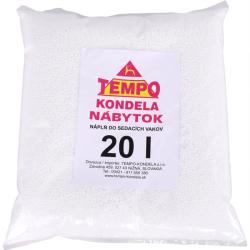 TEMPO KONDELA Umplutură în saci de şezut, EPS bile polistiren, ambalaj 20 l