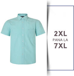 KAM Jeanswear Casual Slub Shirt Aqua