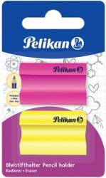 Pelikan Radiera in forma de suport pentru creion, diverse culori, 2 buc/set, Pelikan 818094