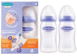 Lansinoh Biberon cu tetina Lansinoh - NaturalWave, 240 ml (L-75450)