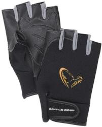 Savage Manusi fara degete SAVAGE GEAR, Neopren, Black, marimea L (A8.SG.76463)