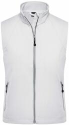 James & Nicholson (Daiber) Vesta softshell de damă JN1023 - Gri-albă | XL (1-JN1023-150648)