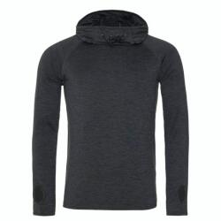 Just Cool Hanorac cu guler înalt și glugă pentru bărbați Cool - Negru prespălat | L (JC037-1000209670)
