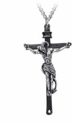 Alchemy Gothic Colier cu pandantiv ALCHEMY GOTHIC - Crucifaustan - Pewter - P912