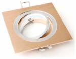 Sanico Electronics Corp de iluminat halogen încorporat mobil din aluminiu LED Almi - Auriu periat PĂTRAT + soclu GU10 (OS_SC_A_R_SZCZO_ZL)