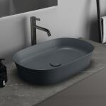 Ideal Standard Lavoar pe blat oval 60 cm, fara preaplin, gri ardezie (slate grey), Ideal Standard Ipalyss E1396V5 E1396V5 (E1396V5)