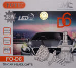 LTC Set 2 becuri LED, model D6, soclu H7, putere set 76W, 8400 lumeni