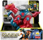 HAP-P-KID Dinozaur cu lumini si sunete, Happy Kid, M. A. R. S. 14 cm, Rosu (S00041287_004w)