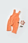 BabyCosy Salopeta Velvet cu bretele din 80%bumbac organic si 20% poliester - Portocaliu, Baby Cosy (BC-CSYK6035-18)