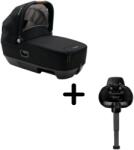 Nuna - Set Landou CARI next Caviar, 40-70 cm + Baza isofix BASE next i-Size pentru CARI next