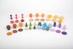 TickiT Set de 42 forme din lemn colorate pentru activitati educative Comorile Padurii (TIK74051) - bekid