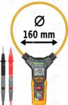 TRACON Cleşte ampermetric digitalTrue RMS ACV/DCV 600V , ACA 3000A, R, Hz, d=75mm (PAN3000A+)