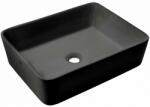 INVENA Lavoar pe blat negru mat Invena Paros 47 cm (CE-36-005-C)