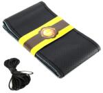  Husa volan cu ac si ata din piele cu gaurele marime 2XL latime 11, 5 cm culoare Negru Cod: LUXFST01 Automotive TrustedCars