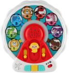 Teddies Roata educativa cu animale, plastic 21 cm pentru liliac. cu sunet, lumină RO vorbind (TD00560122)