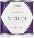 Items Essential 09 / Violet lumânare parfumată 100 g