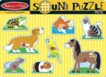 Melissa & Doug Puzzle muzical Melissa and Doug - Sunetele animalelor domestice (10730)