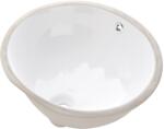 INVENA Mykonos lavoar 49x40 cm ovale sub blat alb CE-50-001 (CE50001)