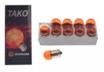 Tako Pachet 10 buc becuri 12V 5W BA15S (portocaliu) (68468435214)