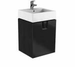 KOLO Dulap baza pentru lavoar suspendat Kolo Twins 50 cm, negru mat, 1 sertar (89497000)