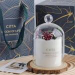 HARAHU Săculeț parfumat cu capac din sticlă - Alb KP30991