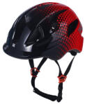 P2R Casca Ciclism Copii P2R MASCOT - 52-56 cm, S, Negru-Rosu