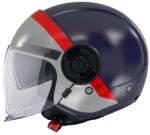 MT Helmets Cască de motocicletă deschisă MT Viale SV 68 Units D7 gri-roșu-albastru (MT1325865373)