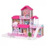 ECOTOYS Casuta pentru papusi cu mobilier (HC480394) Casuta papusi