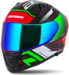 Cassida Casca integrala de motocicleta Cassida Aero Drome negru-rosu-verde-alb (AIM140-1867)