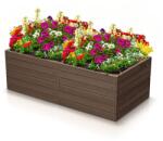 Prosperplast v WOODY 149x75, 6x25cm, maro