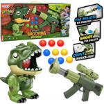 Woopie Pistol interactiv cu bile din spumă + lansator dinozaur