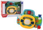 LeanToys Volan interactiv multifuncțional galben