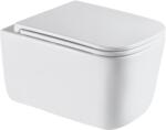 INVENA Malaga vas wc cu capac soft-close agăţat da da alb lucios CE-96-001 (CE96001)