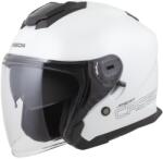 Cassida Motocicleta Cassida Jet Tech 2.0 Solid Open Face Alb-Negru-Gri (AIM140-2589)