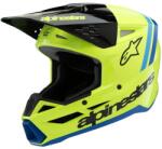 Alpinestars S-m3 Youth Radium Yellow Fluo / Black / Blue 2025 (C.AL.S-M3RA25JR A/N/A-5017)