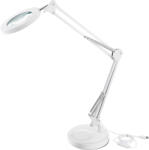 Extol lampă LED de mărire, desktop, alb, 7 W COB, 2400 Lm, mărire 5x; fixare reglabilă mecanic, cablu de încărcare USB