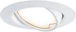 Paulmann Spot LED încastrat Base 5W Ø90 mm, modul bec LED Coin inclus, alb mat (93413)