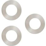 EGLO crosslink Spoturi LED încastrate Eglo Crosslink 3W 360 lumeni, lumină RGBW variabilă, Ø85 mm, nichel mat, pachet 3 bucăți (33216)