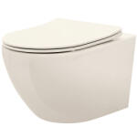 Rea Vas WC suspendabil REA Carlo Mini Rimless Ecru (BR-54773)