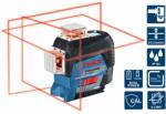 Bosch GLL3-80 C Nivela laser cu linii, 30m, receptor 120m, precizie 0.2mm/m