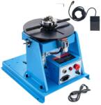 VEVOR Placa rotativa de sudura VEVOR 20 W Pozitionator de sudura 1-12 rpm Manipulator 10 kg (orizontal)/5 kg (vertical) Masa rotativa Unghi de inclinare 0-90deg K01-63 Mandrina cu trei falci pentru taiere, 