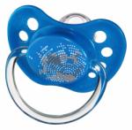Nip Suzeta Spacy silicon 0-6 luni Nude/Blue